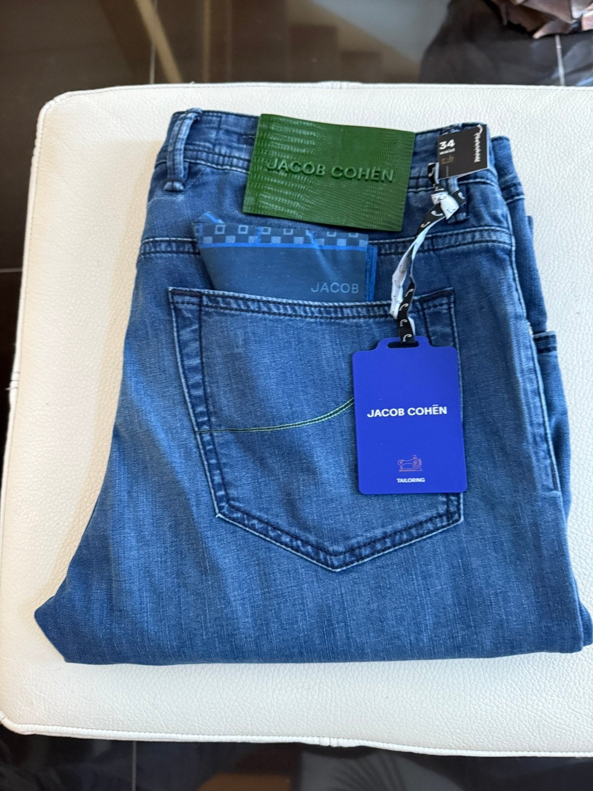 Special Lizard label Jacob Cohen jeans 34 Nick 622 blauw NEW, Kleding | Heren, Spijkerbroeken en Jeans, Verzenden, Nieuw, Blauw