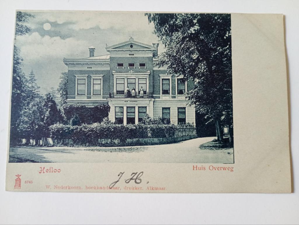 Heiloo Huis Overweg 1900, Ophalen of Verzenden, Voor 1920, Gelopen, Noord-Holland