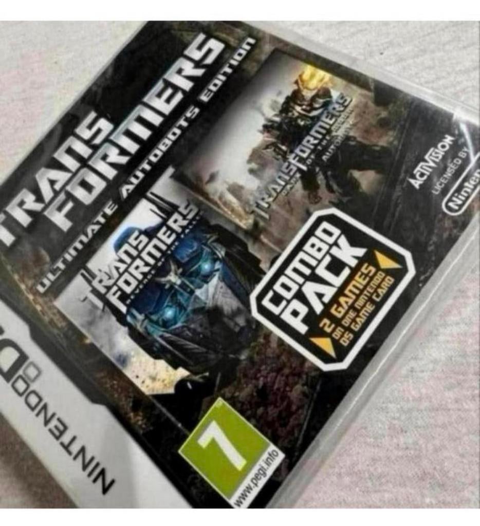 Nintendo DS TRANSFORMERS Ultimate Autobots Edition COMBO pak, Spelcomputers en Games, Games | Nintendo DS, Avontuur en Actie, 1 speler