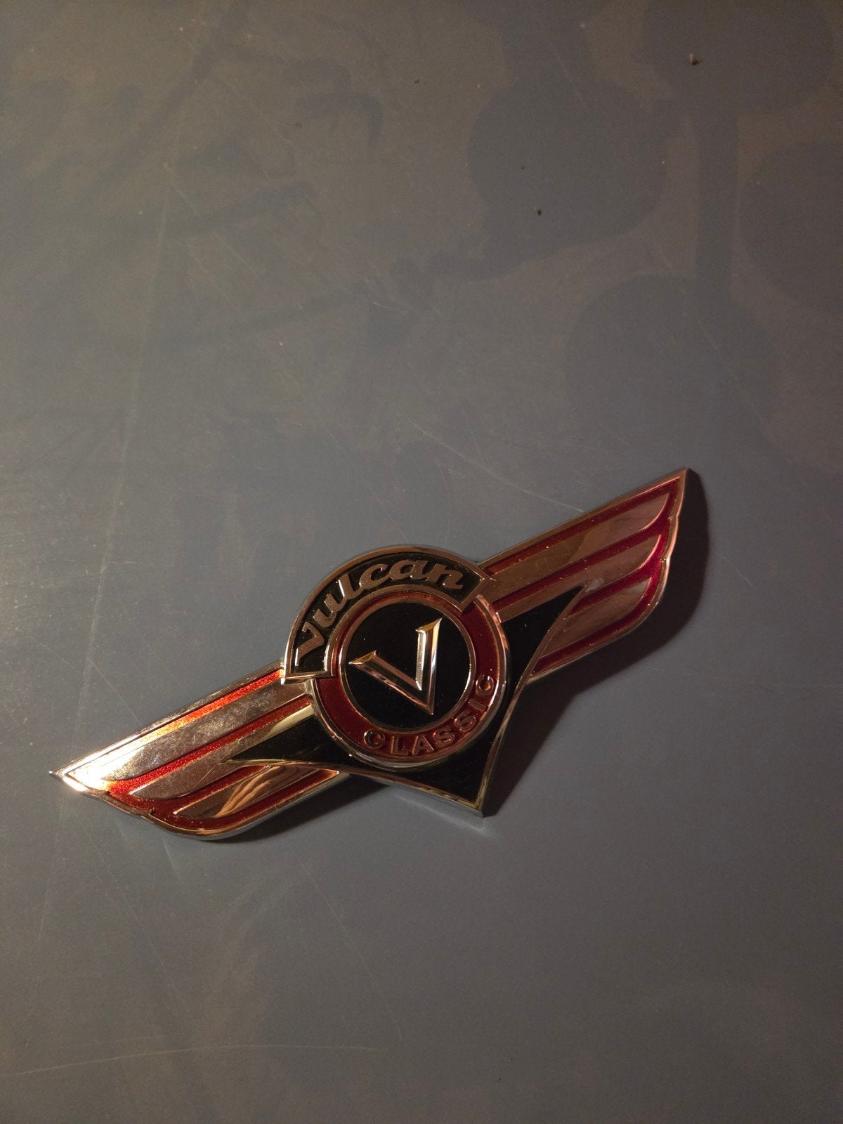 Kawasaki Vulcan Classic Embleem - Zeldzaam en Origineel, Motoren, Ophalen of Verzenden, Nieuw