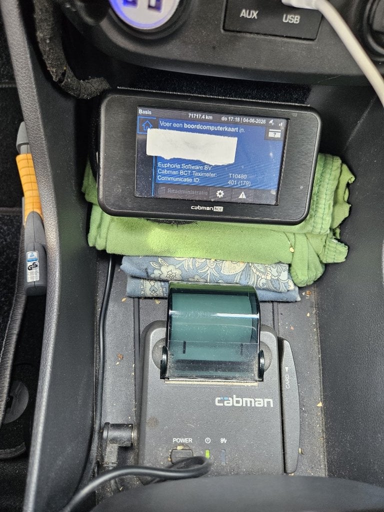 Tweedehands taximeter (Cabman) te koop met printer, Ophalen of Verzenden, Gebruikt