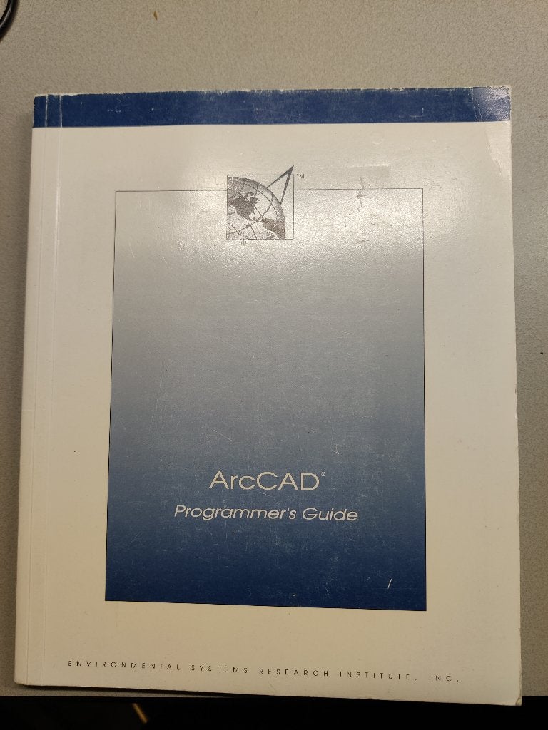 ArcCAD Programmer's Guide - Programmeergids, Boeken, Ophalen of Verzenden, Zo goed als nieuw, Software