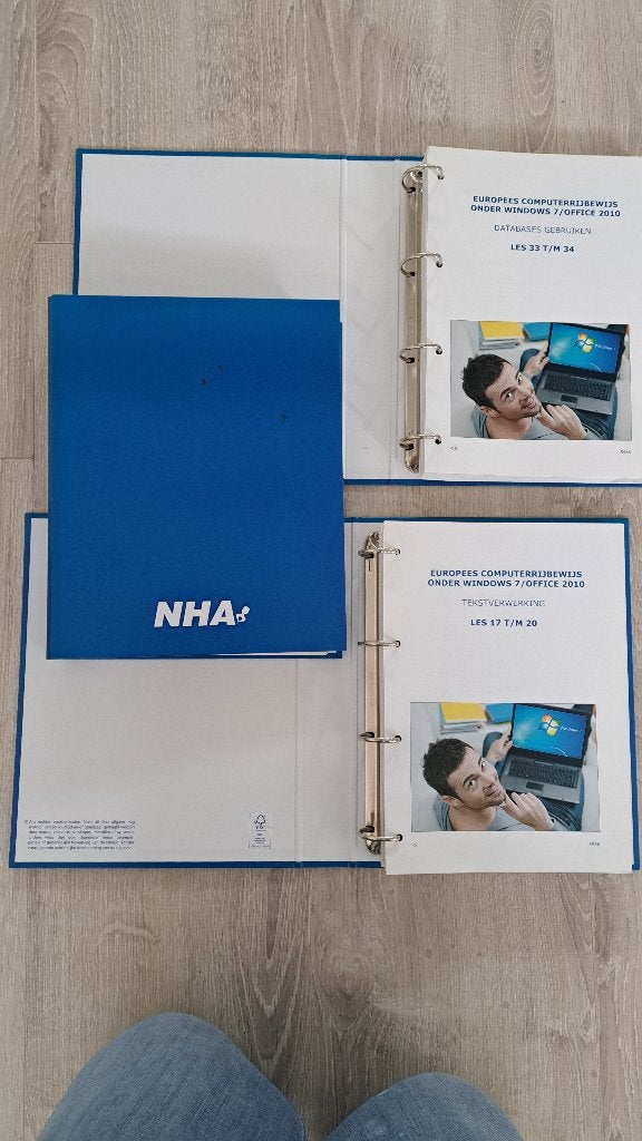 NHA thuisstudie Europees Computerrijbewijs (ECDL), Ophalen, Alpha, Nieuw, MBO