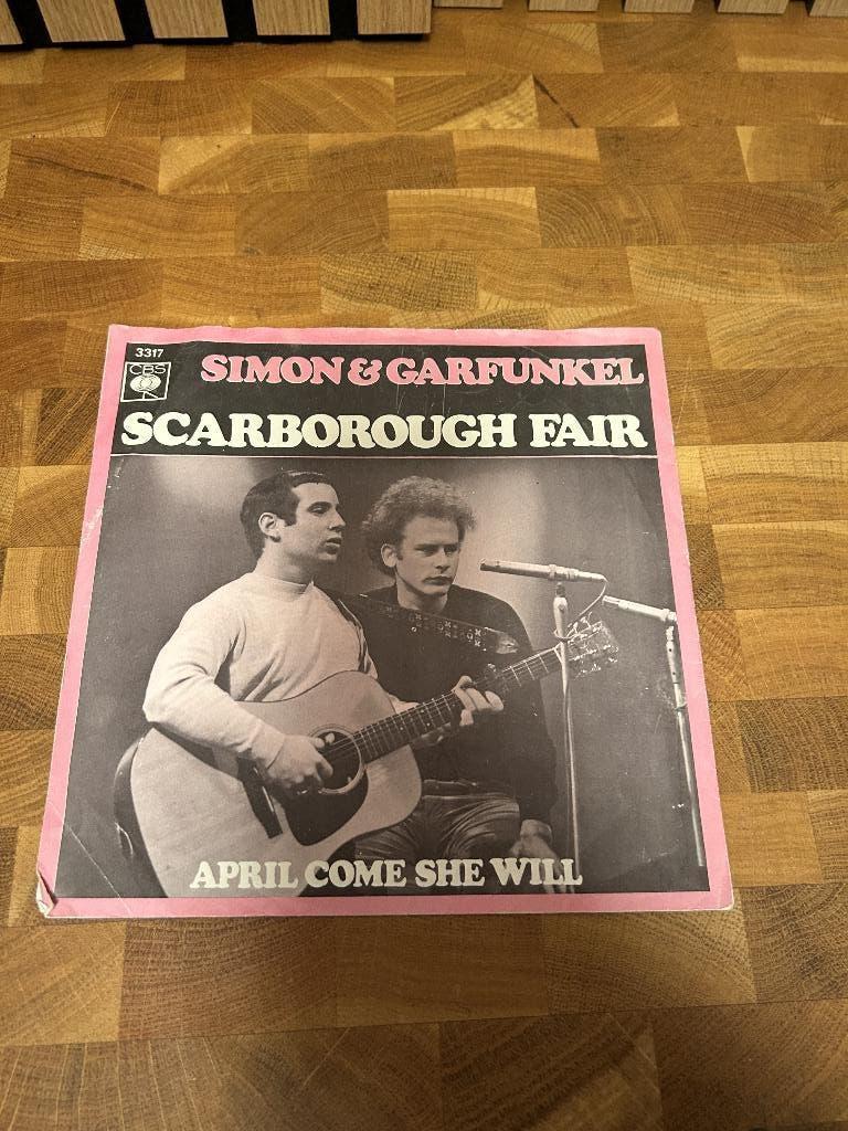 Simon & Garfunkel Scarborough fair single, Ophalen of Verzenden, Gebruikt, Pop, Single