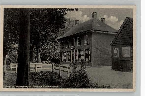 Maarsbergen Pension Bloemheuvel, Ophalen of Verzenden, 1920 tot 1940, Ongelopen, Utrecht