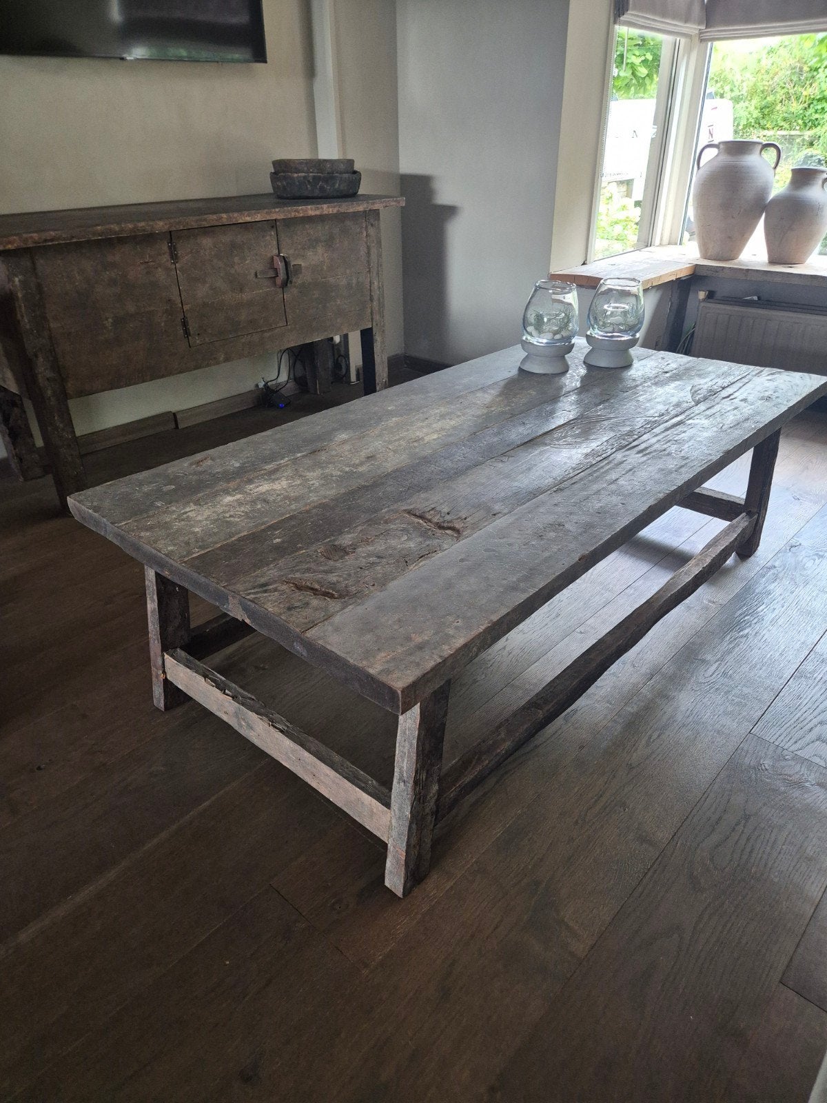 salontafel "old farm " aura peeperkorn, Ophalen, 100 tot 150 cm, 50 tot 100 cm, Zo goed als nieuw