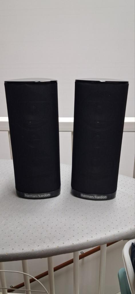 Harman Kardon HKTS2 Satelliet Speakers (2 stuks), Overige merken, Gebruikt, Ophalen of Verzenden, Minder dan 60 watt