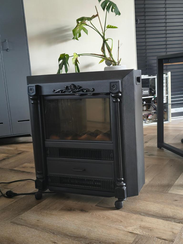 Elektrische haard met warmtefunctie, Huis en Inrichting, Kachels, Ophalen, Elektrisch, Overige soorten