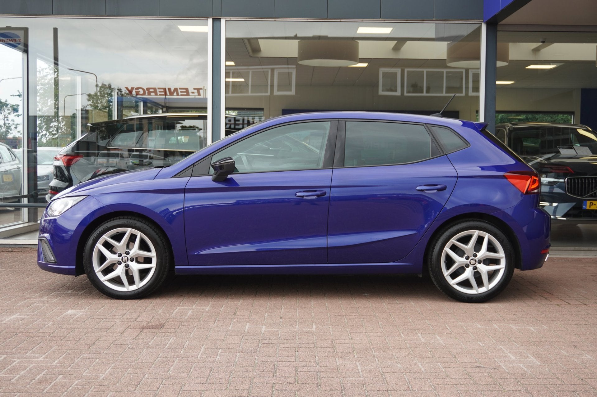 Seat Ibiza 1.0 TSI FR Business Intense | Airco | Carplay | V, Auto's, Dealer onderhouden, Stof, Blauw, Ibiza