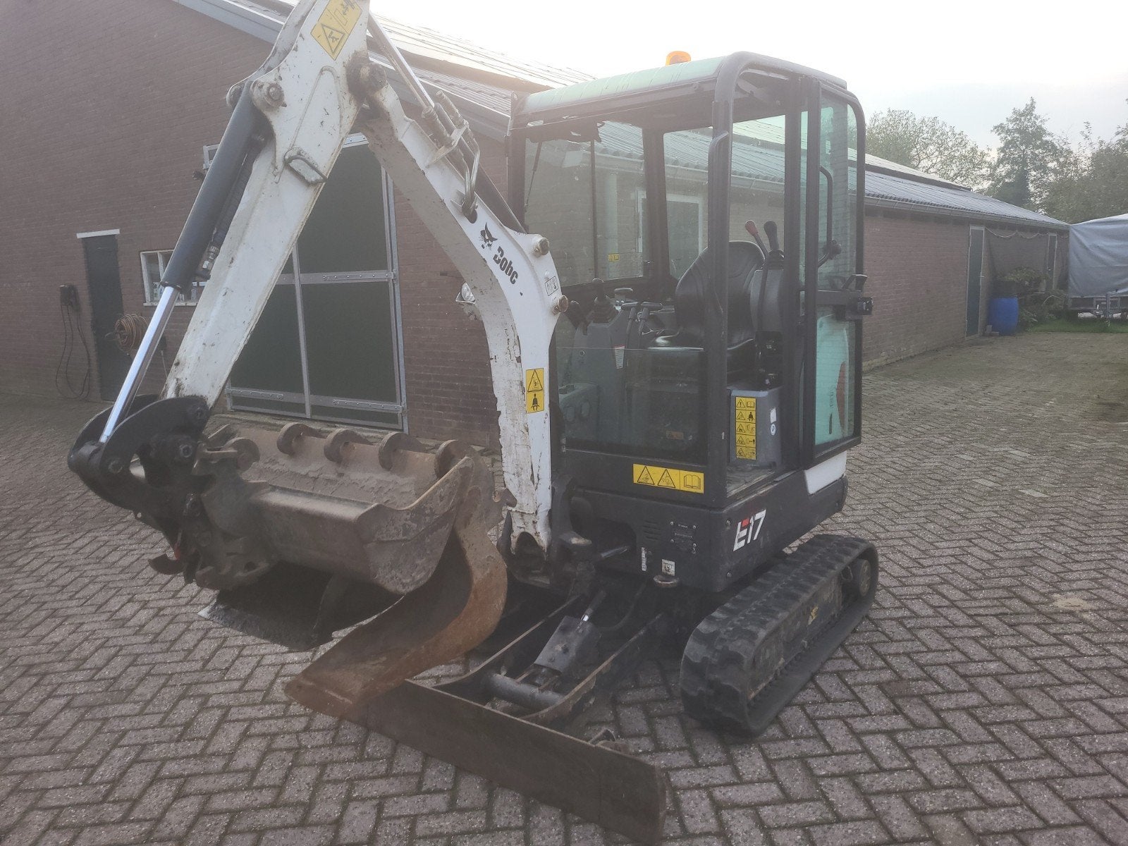 Bobcat E17 Minigraver - Marge bj2020, Ophalen of Verzenden, Graafmachine