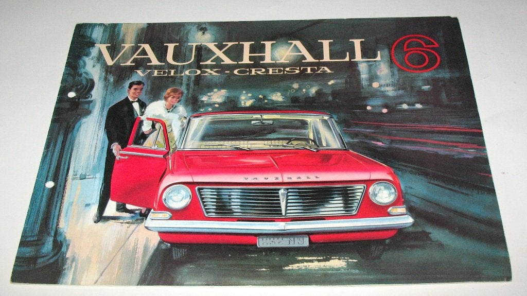 Autofolder Vauxhall Velox Cresta 6, Ophalen of Verzenden, Gelezen, Overige merken