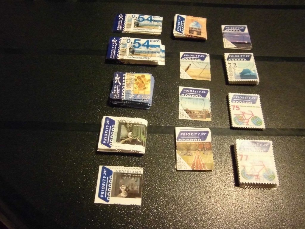 postzegels kaveltje priority zegels 2001 tm 2009, Ophalen of Verzenden, Na 1940, Gestempeld