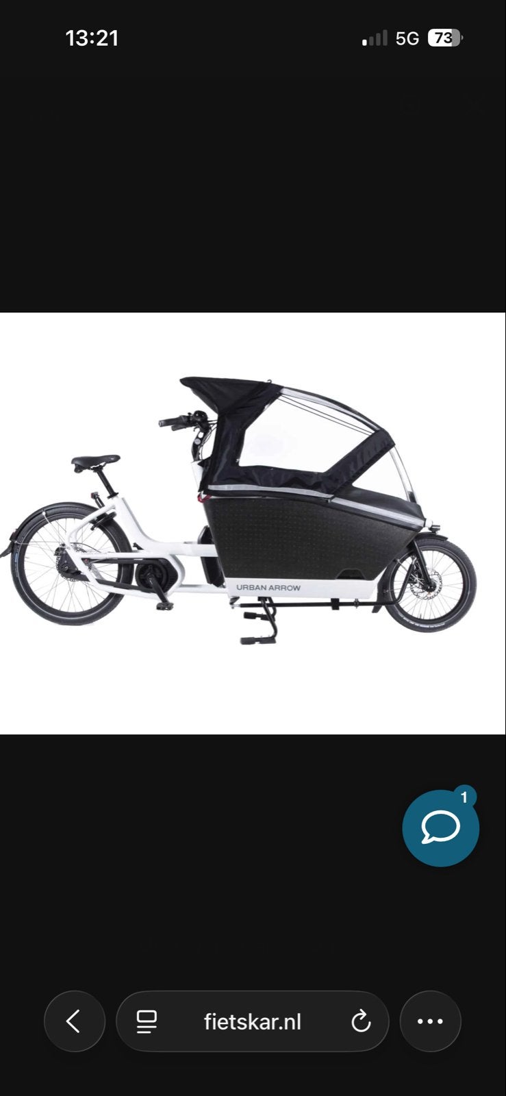 Urban Arrow Regenhoes Plus - Nieuw in doos, Bakfiets, Overige materialen, Overige typen, Nieuw