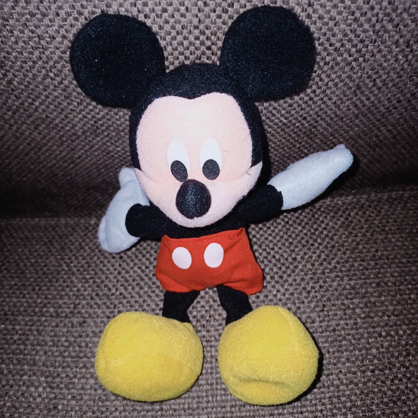 Applause disney mickey mouse beanie knuffeltje., Disney, Disney, Overige typen, Wasbaar