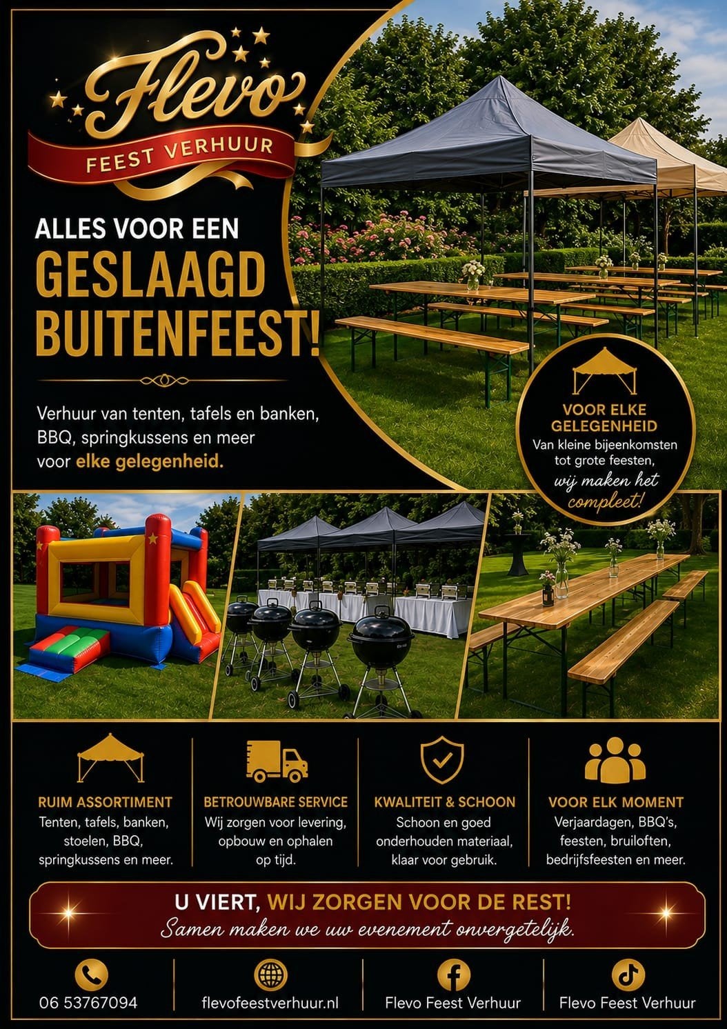 Feestdecoratie en complete aankleding voor elk evenement, Ophalen of Verzenden, Gebruikt, Versiering