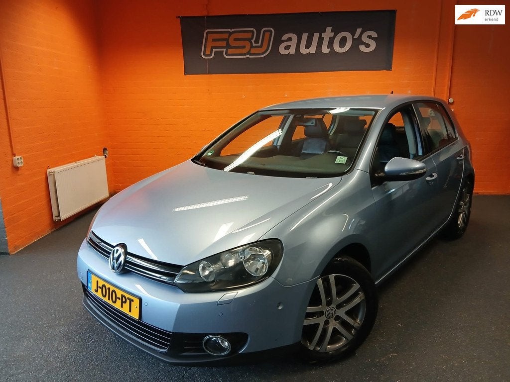 Volkswagen Golf 1.4 TSI / DSG-AUTOMAAT / 5 DEURS / HIGHLINE!, Auto's, Volkswagen, Gebruikt, 4 cilinders, Leder, Bedrijf