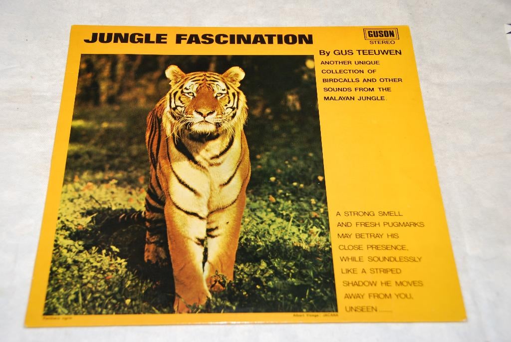 Gus Teeuwen – Jungle Fascination LP Vinyl, Cd's en Dvd's, Vinyl | Pop, Gebruikt, 1970 - 1979, 12 inch, Fotohoes