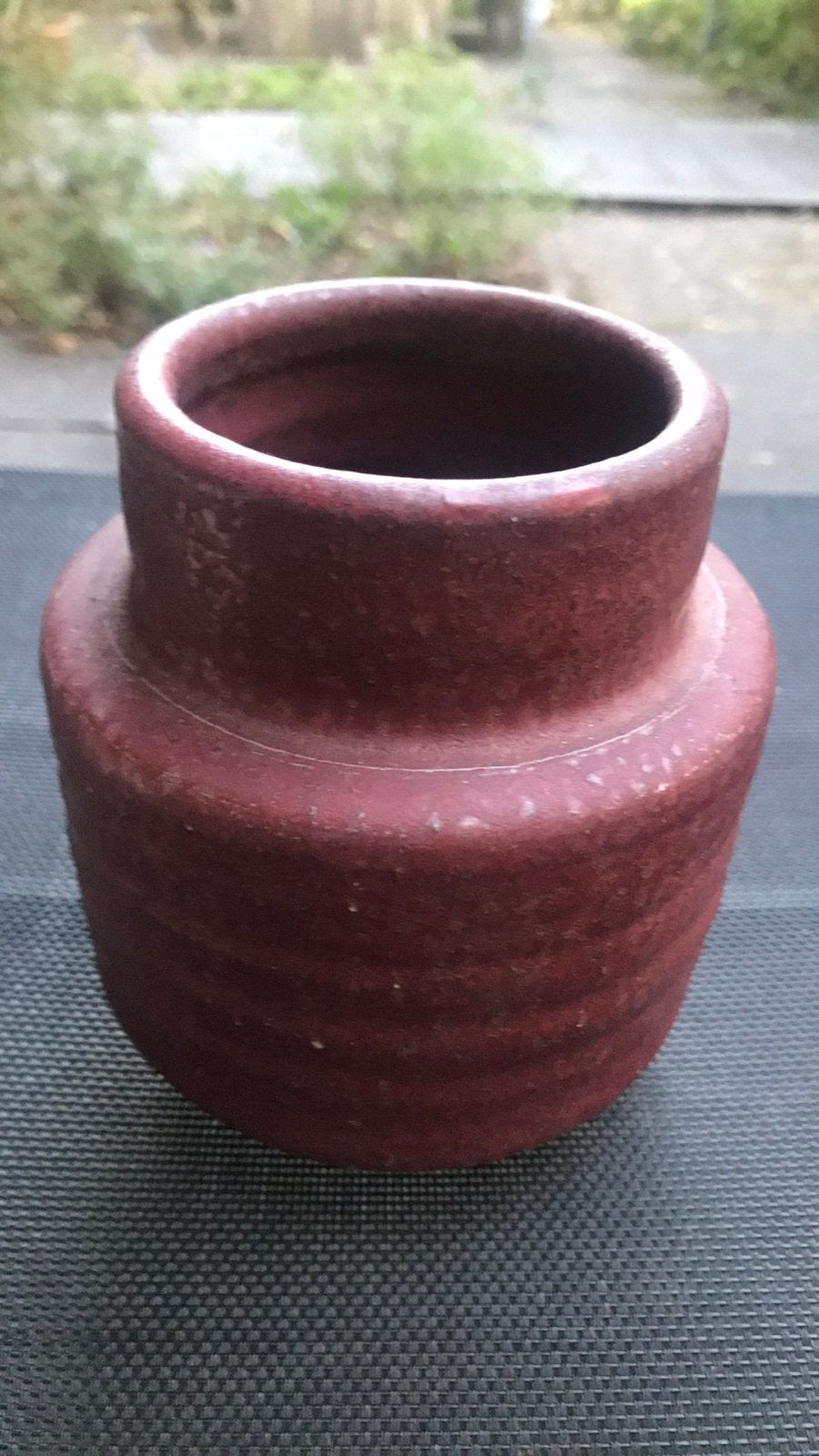 Mobach vaas donkerrood, Ophalen of Verzenden