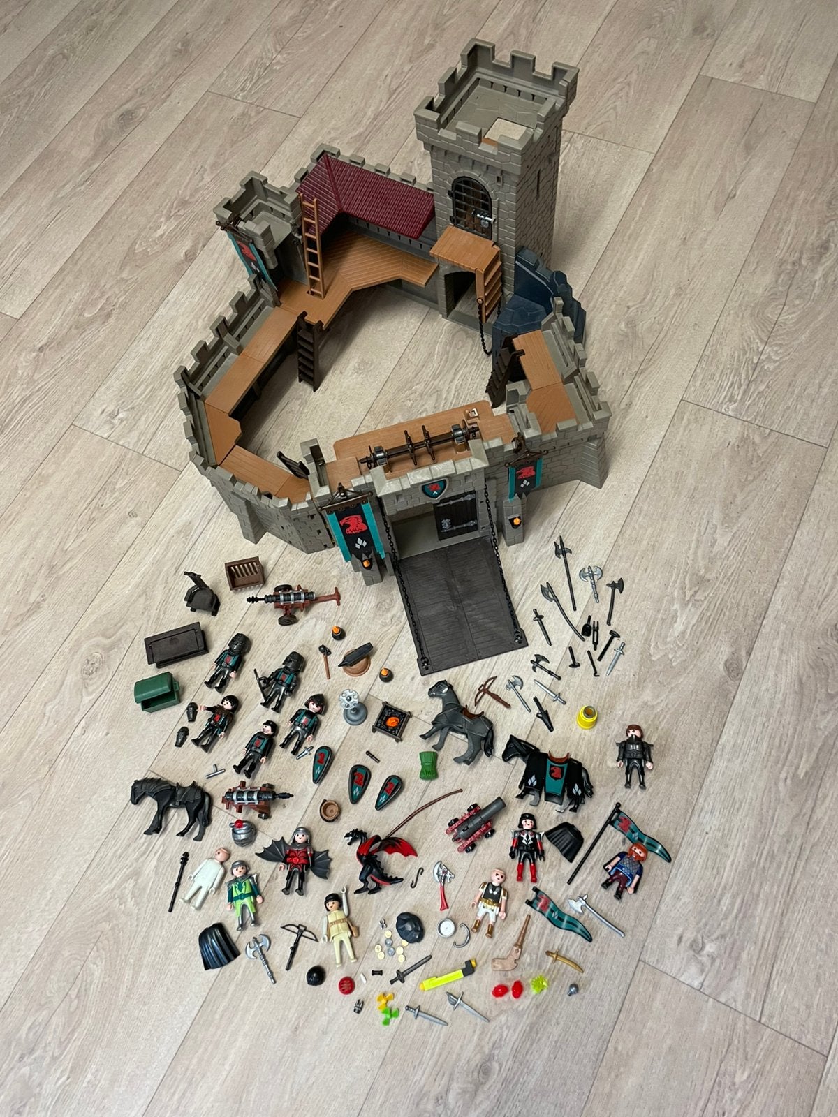 Playmobil Valkenridder kasteel, Verzenden, Gebruikt, Jongen of Meisje