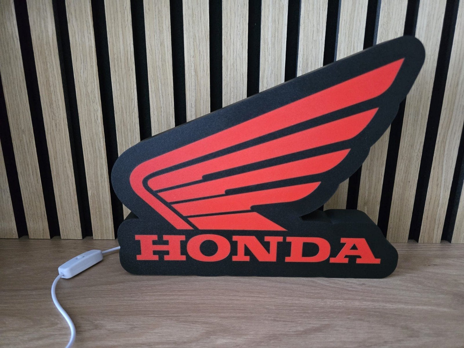 Honda LED Logo Verlichting - Sfeervolle Decoratie, Overige merken, Kunststof, Meerkleurig, USB-aansluiting