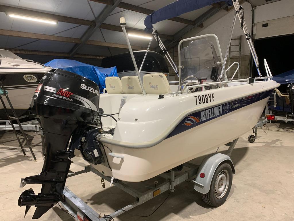 Askeladden 445 hunter suzuki 50pk 4 takt koopje €6750,-