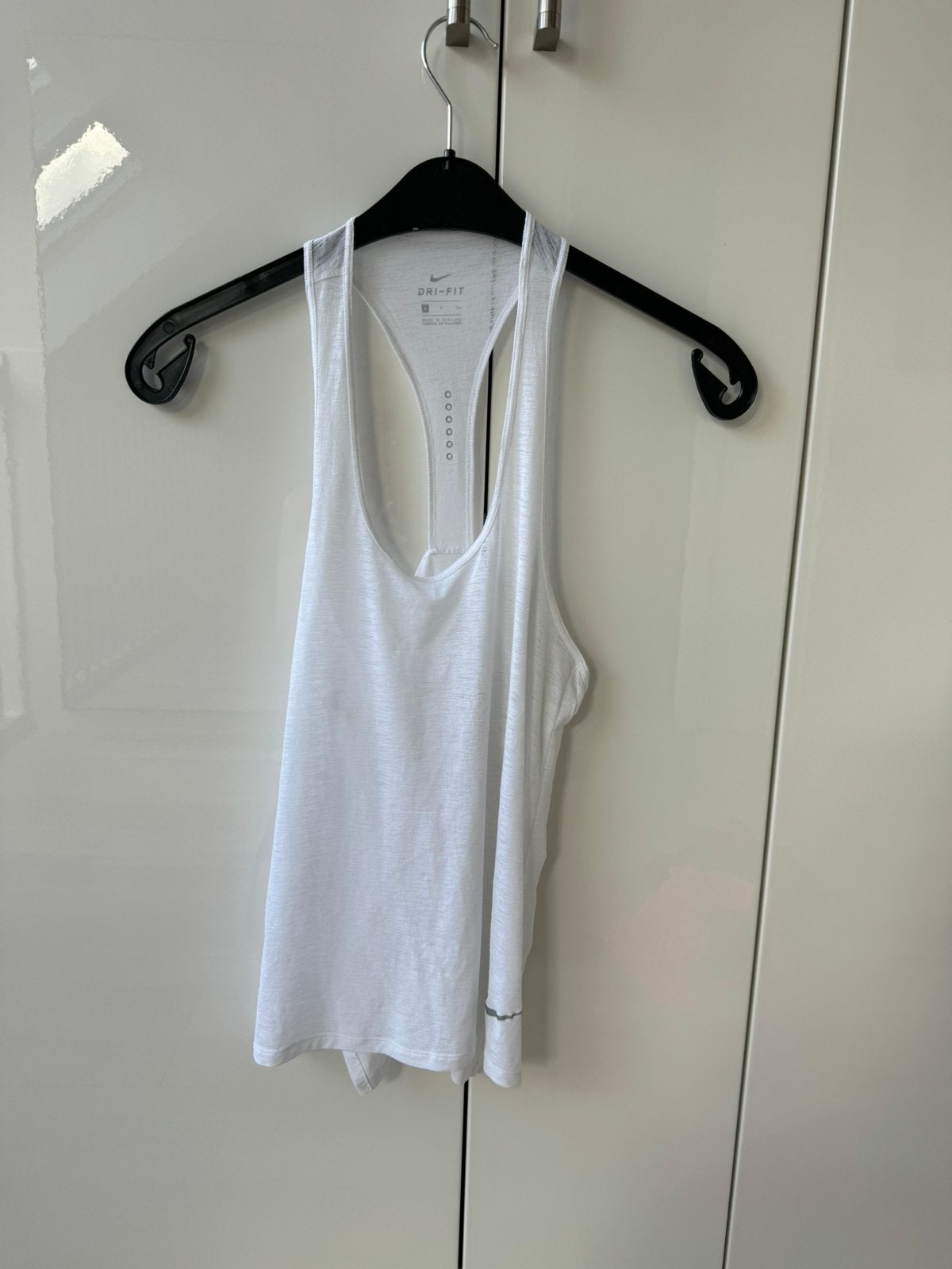 Nike tank top maat S wit, Ophalen, Gedragen, Maat 36 (S), Wit