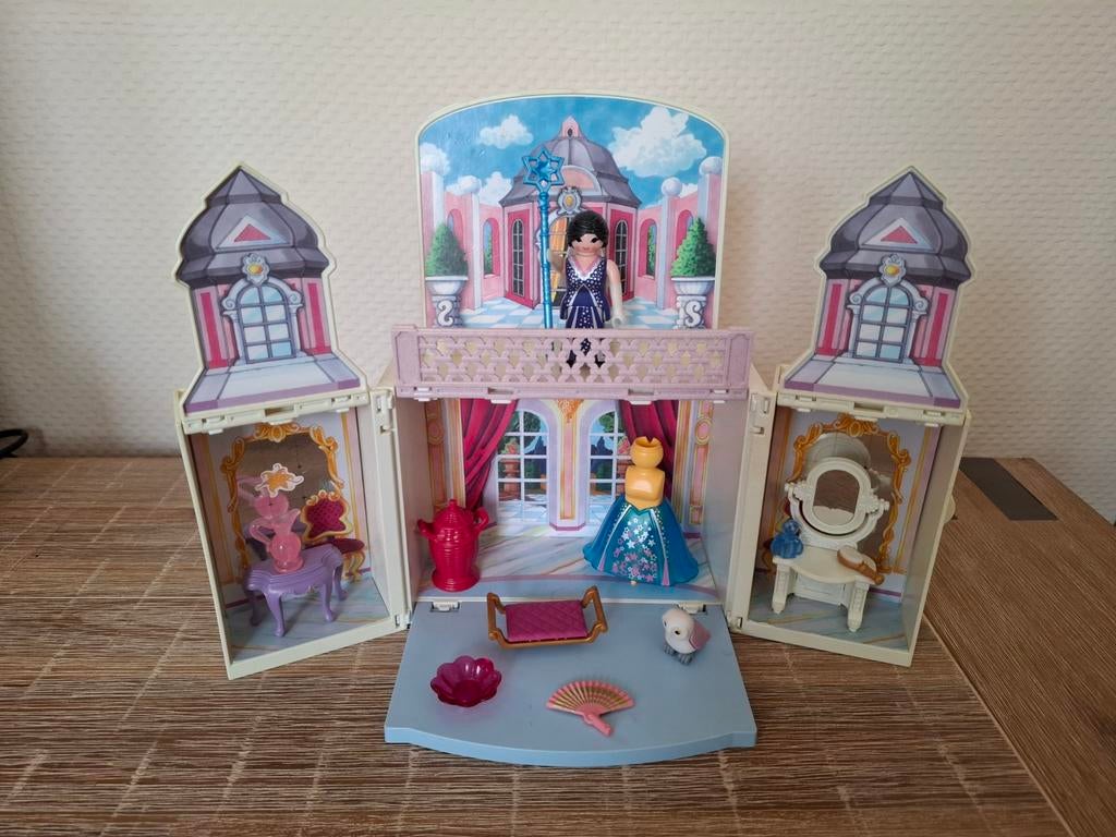 Playmobil meeneem prinsessen kasteel, Kinderen en Baby's, Speelgoed | Playmobil, Ophalen of Verzenden, Gebruikt