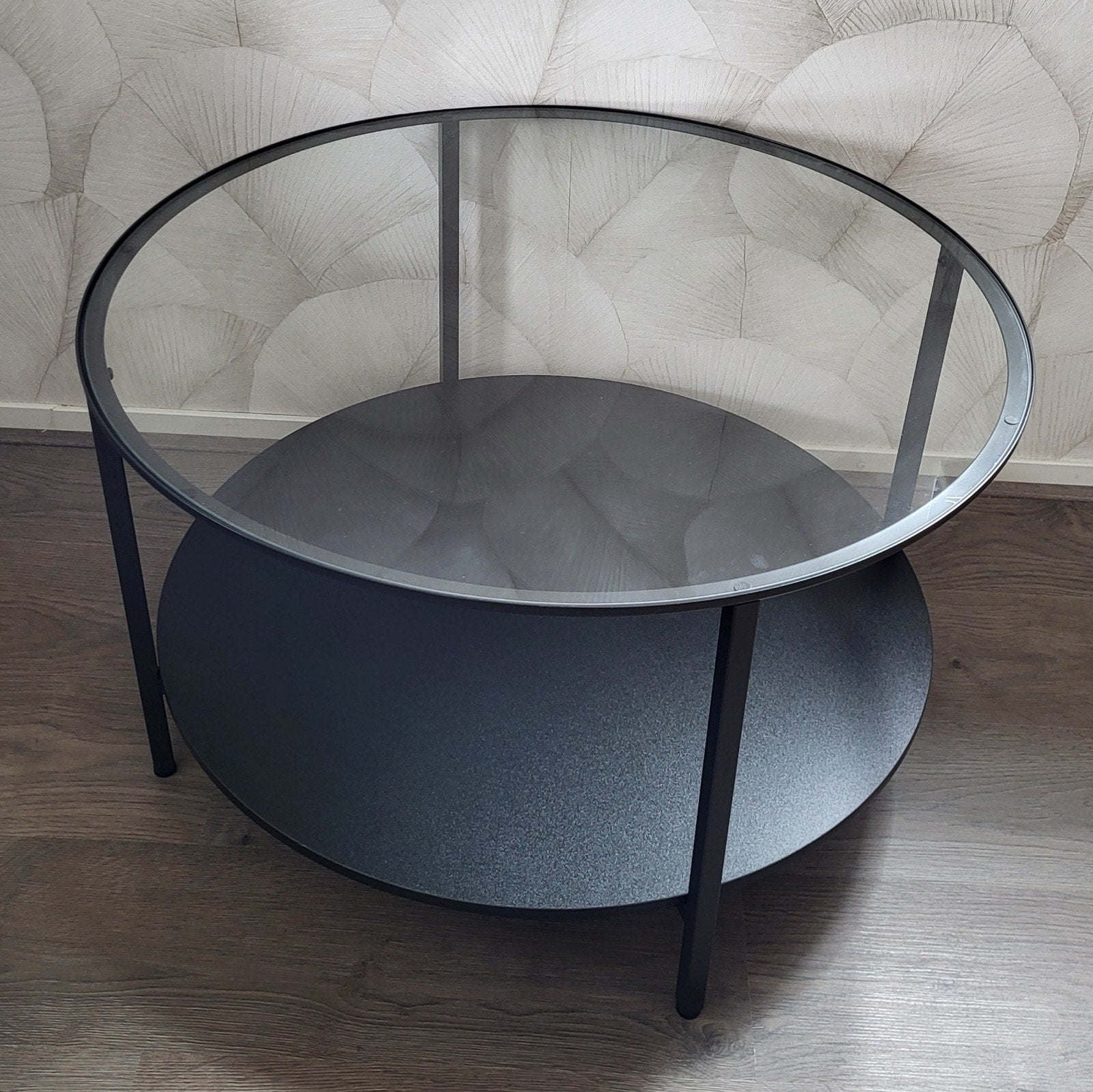 Ikea salontafel/bijzettafel, Huis en Inrichting, Tafels | Salontafels, Ophalen, 50 tot 100 cm, Rond, 50 tot 100 cm