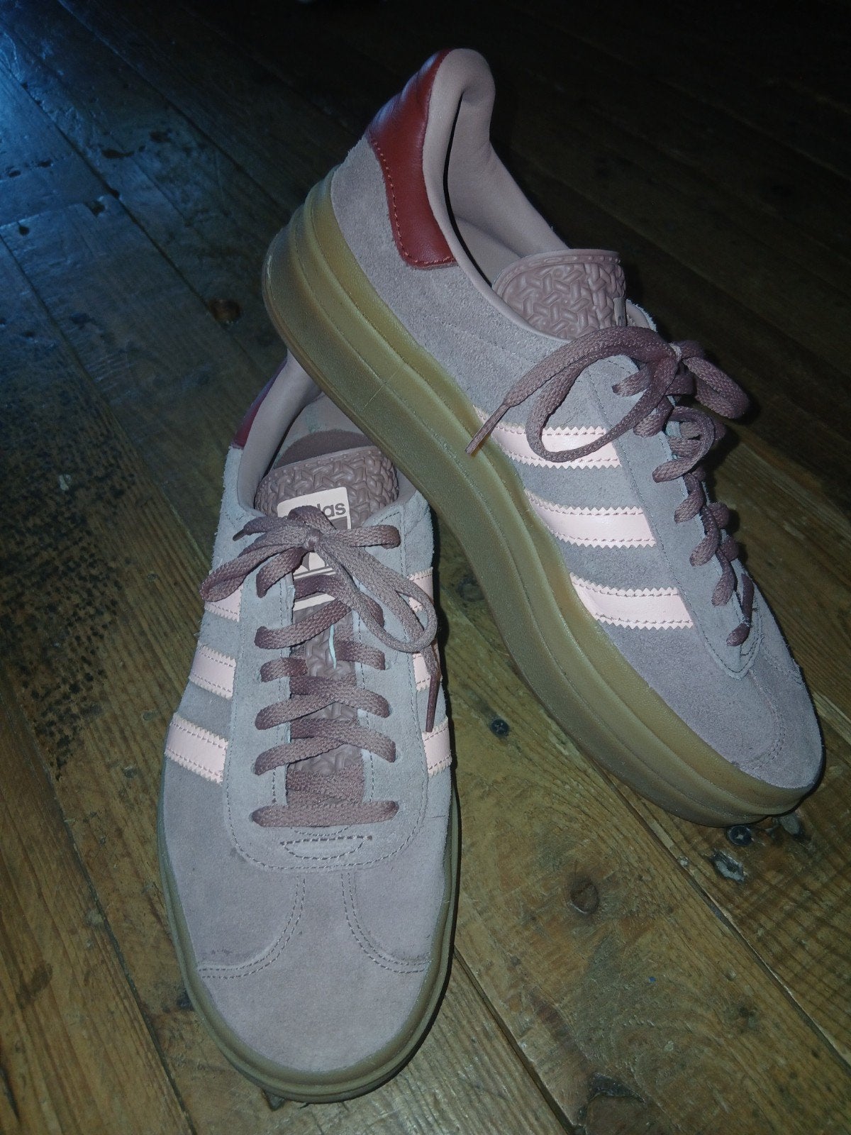 Adidas Gazelle sneakers maat 42 - Lichtroze & Lila, Adidas, Ophalen of Verzenden, Roze, Sneakers of Gympen