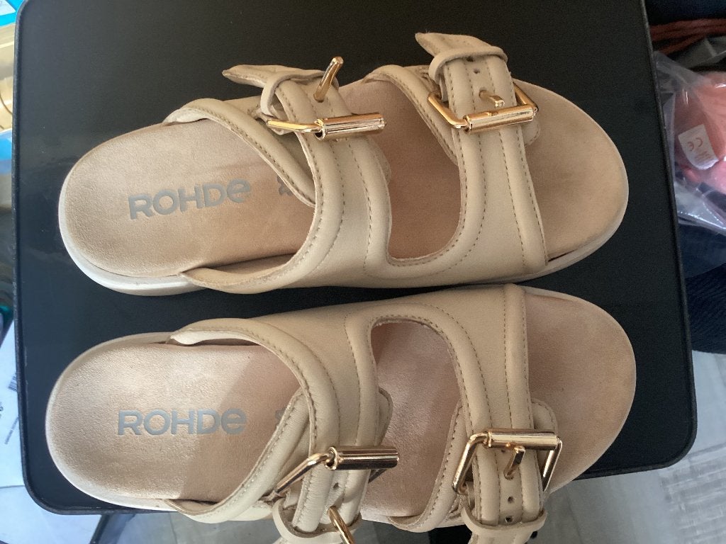 Rohde slippers, nieuw, Slippers, Verzenden, Beige, Rohde