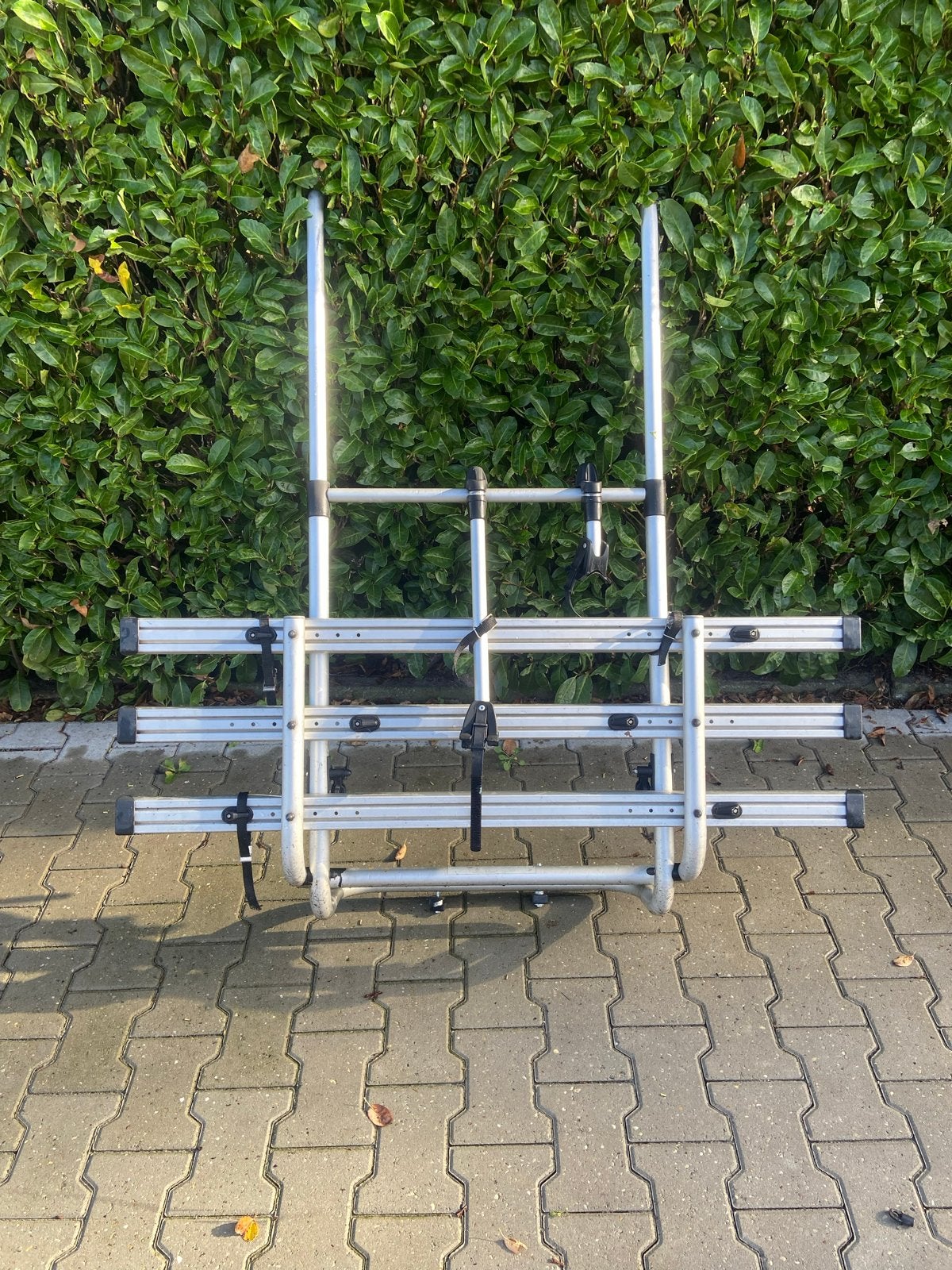 Fietsenrek voor camper., Ophalen, 2 fietsen, Gebruikt, Achterklepdrager
