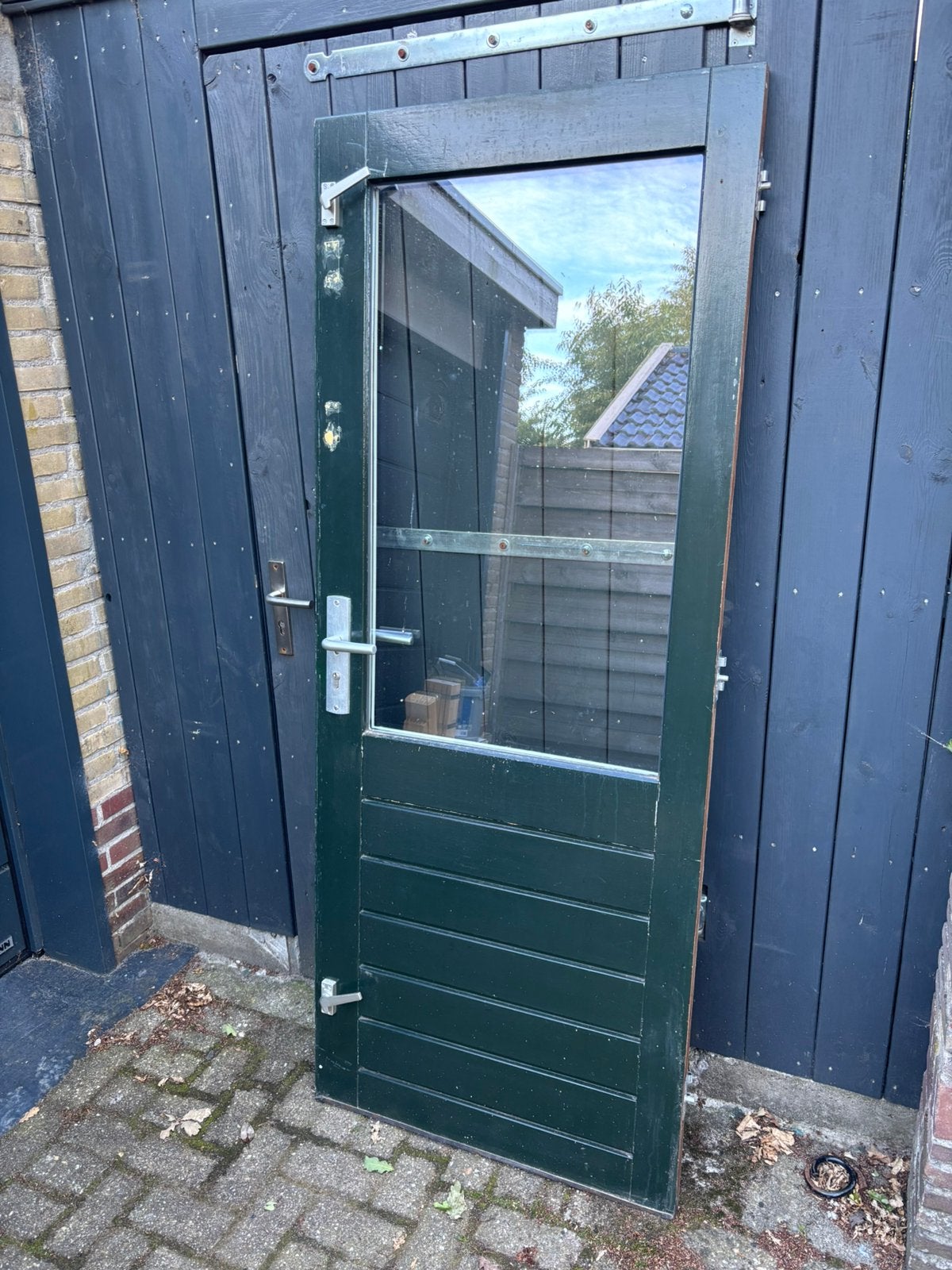 Achterdeur 200,5x79,7x3,8cm, Ophalen, Gebruikt, 80 tot 100 cm, Buitendeur