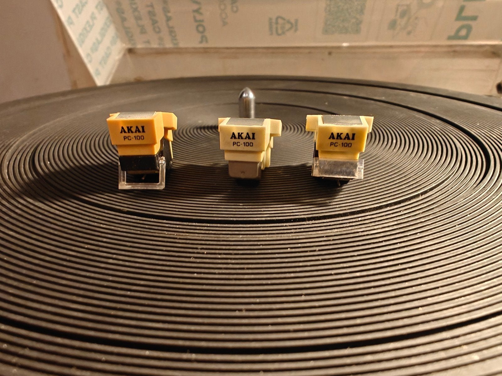 3 x Akai PC-100 element, Ophalen, Gebruikt, Platenspeler-onderdeel, Akai