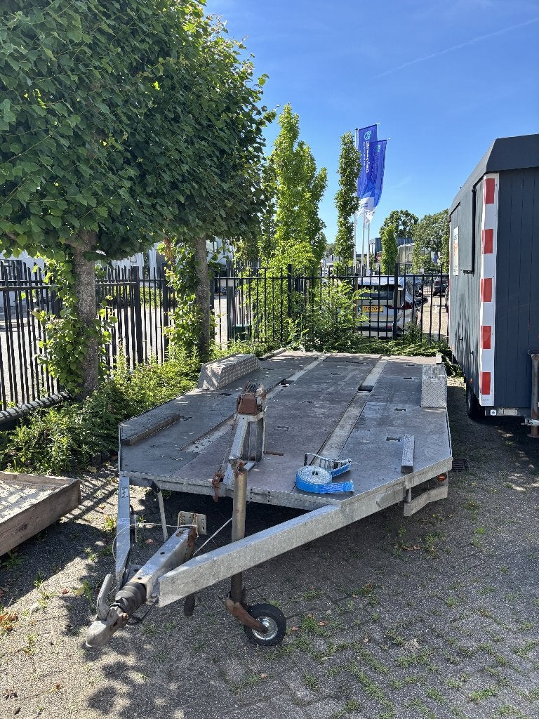 Platte aanhanger te koop, Auto diversen, Aanhangwagen-onderdelen, Ophalen, Gebruikt