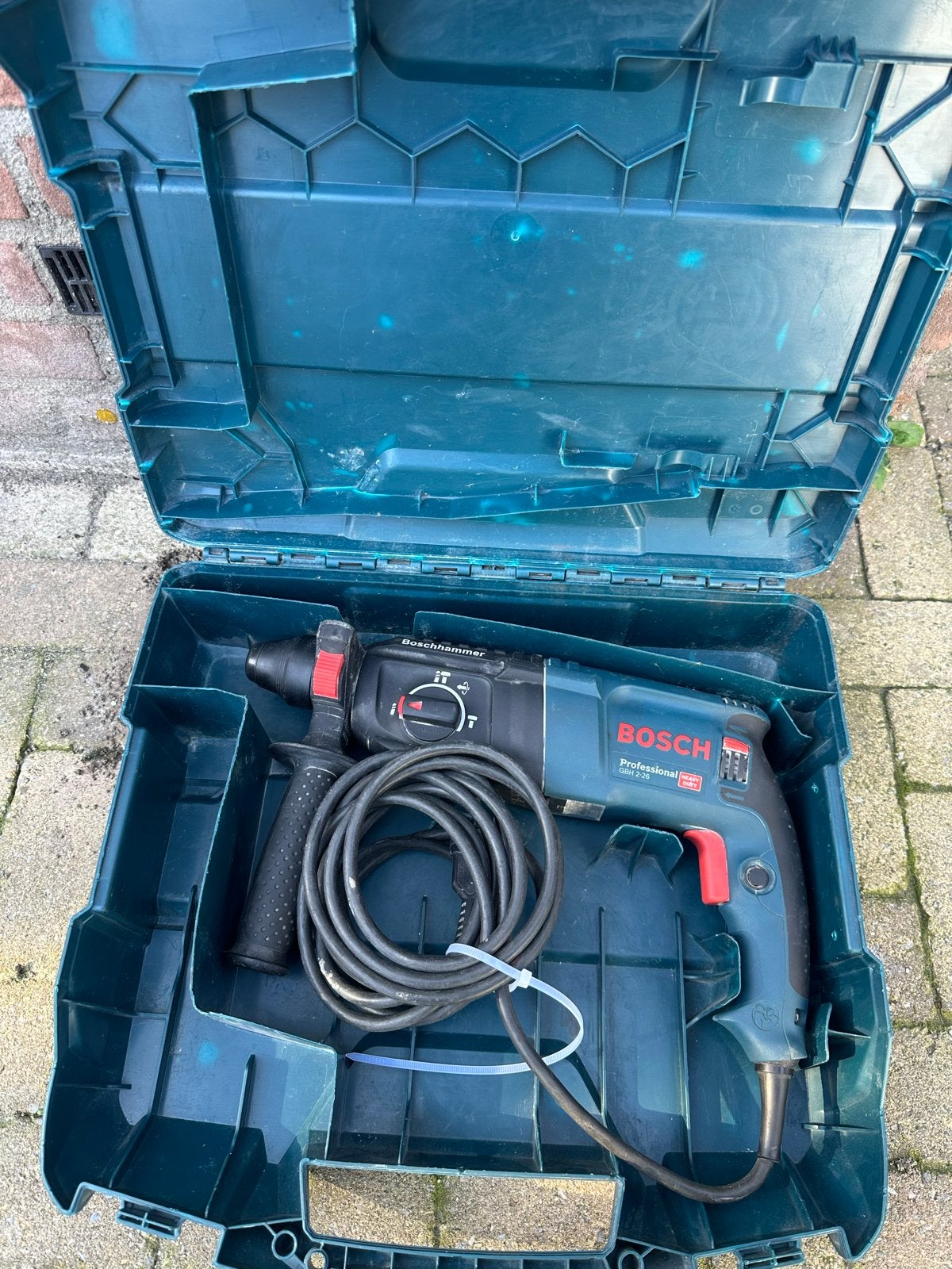 Bosch Professional Boorhamer GBH 2-26 DFR in koffer, Boor- en/of Breekhamer, Ophalen of Verzenden, Klopboormechanisme, Gebruikt