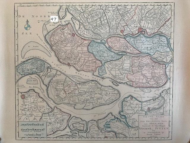 Plattegrond voorne putten, Ophalen of Verzenden, 1980 tot heden, Ongelopen, Zuid-Holland