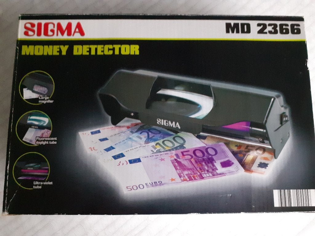 Geld detector Sigma MD 2366, Ophalen of Verzenden, Valsgelddetector