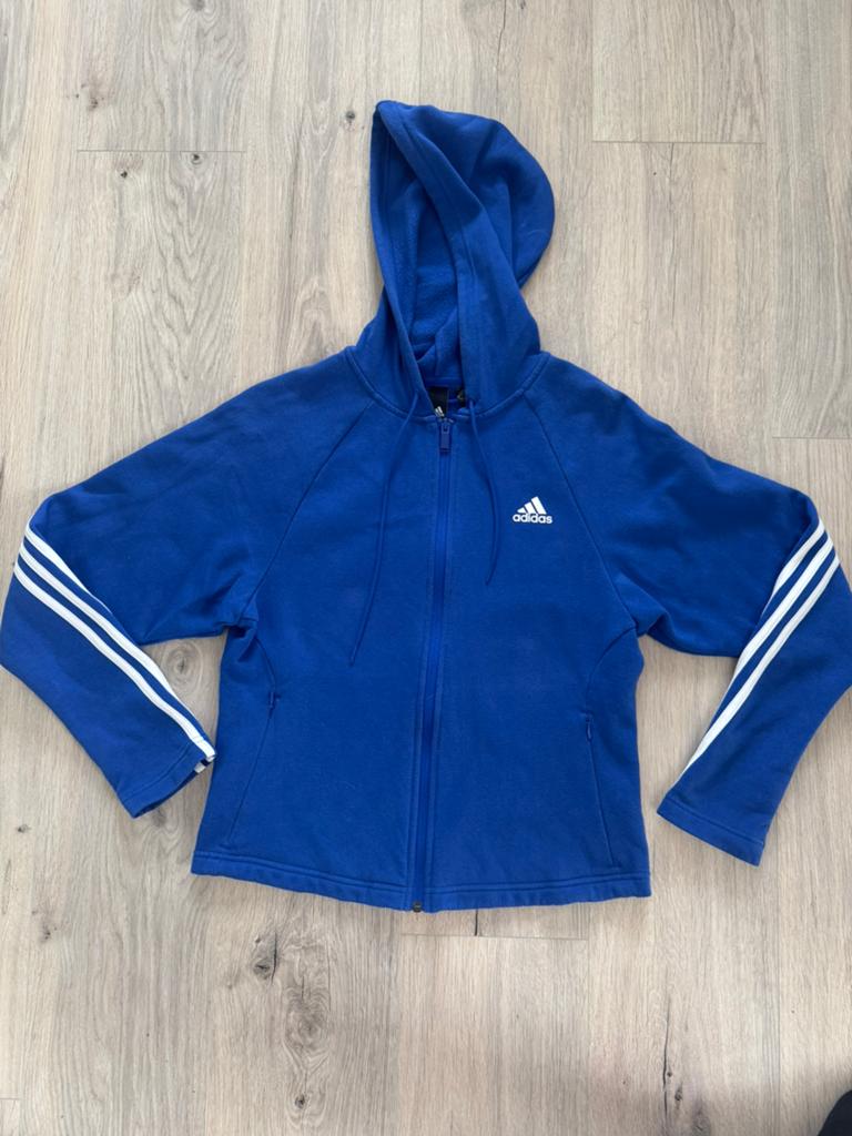 Sport traings vest Adidas blauw, Maat 38/40 (M), Blauw, Overige typen, Ophalen of Verzenden