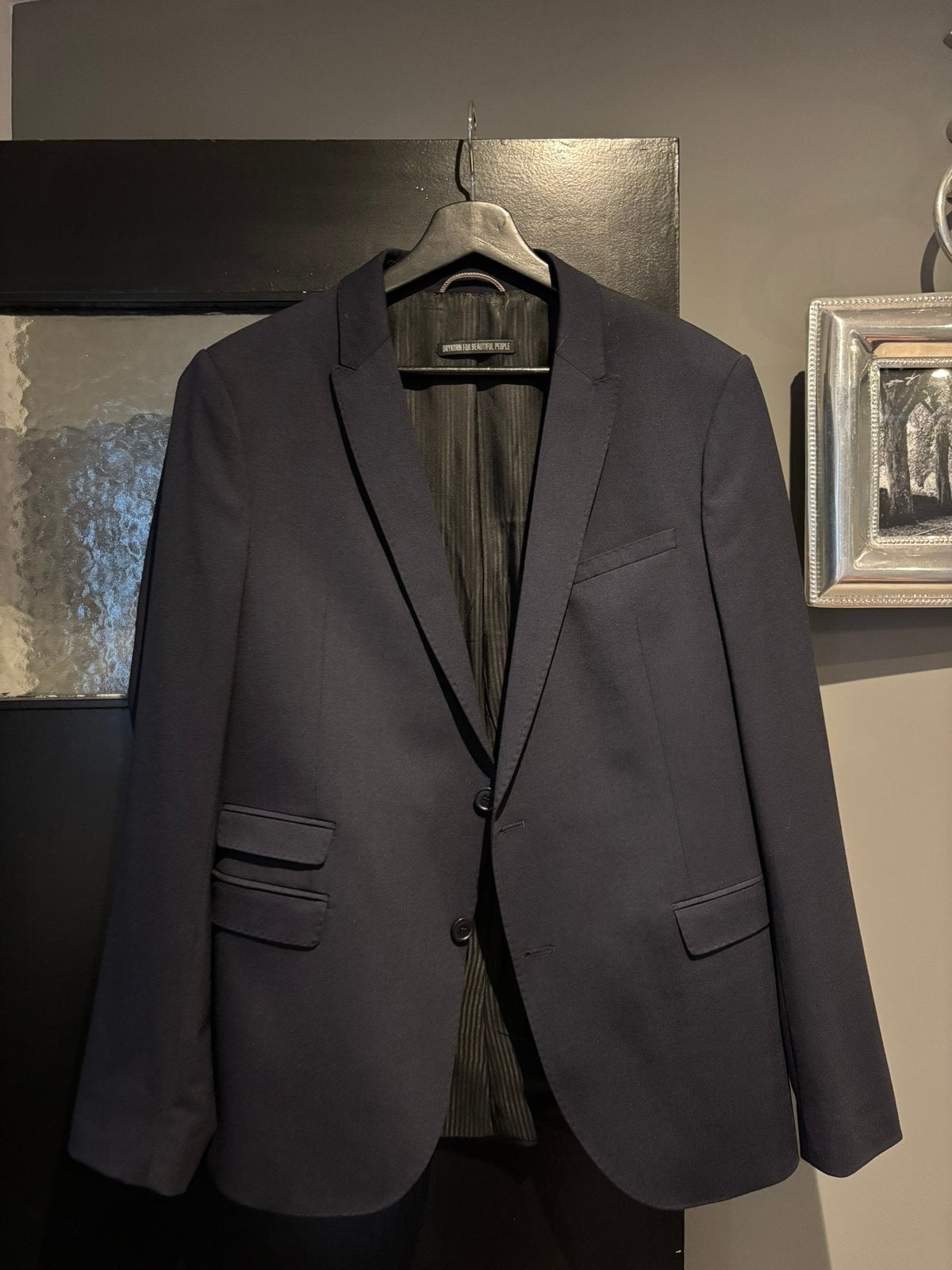 Drykorn colbert maat 48, Ophalen of Verzenden, Zo goed als nieuw, Maat 48/50 (M), Blauw