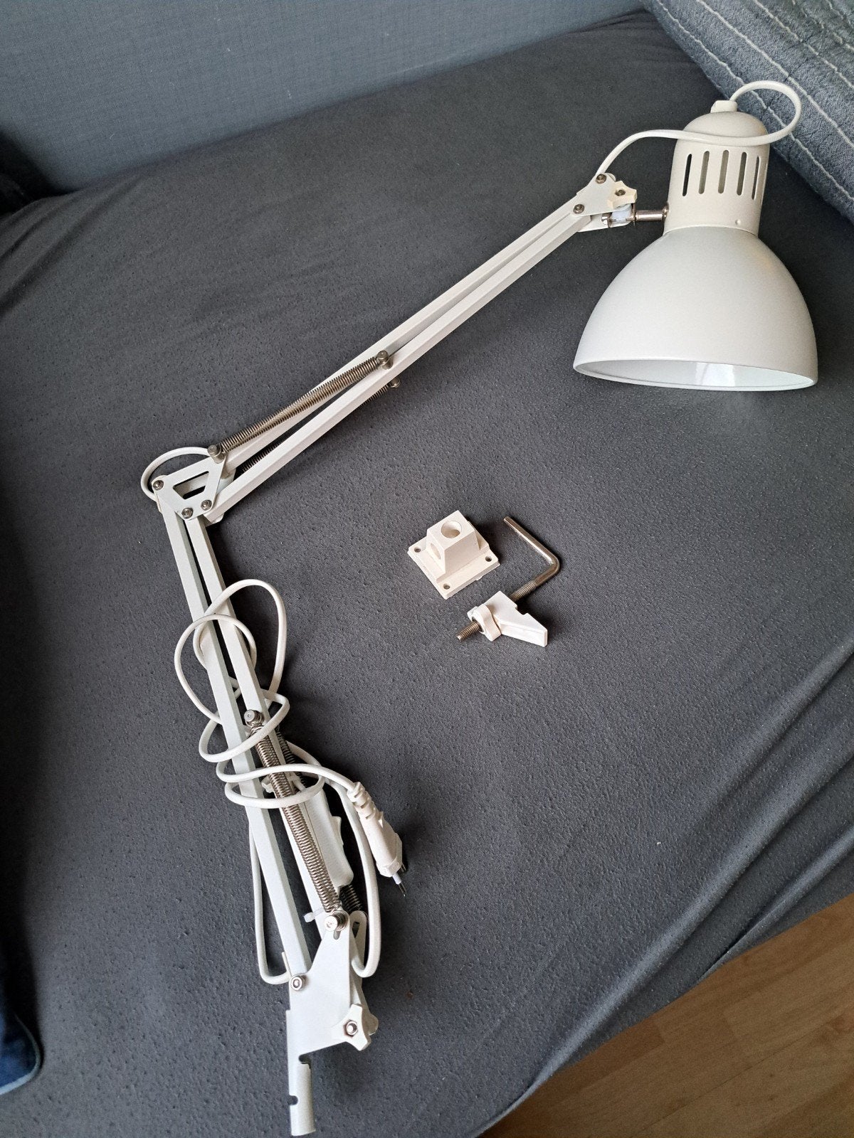 Ikea bureaulamp wit, Ophalen, Bureaulamp, Gebruikt, Wit