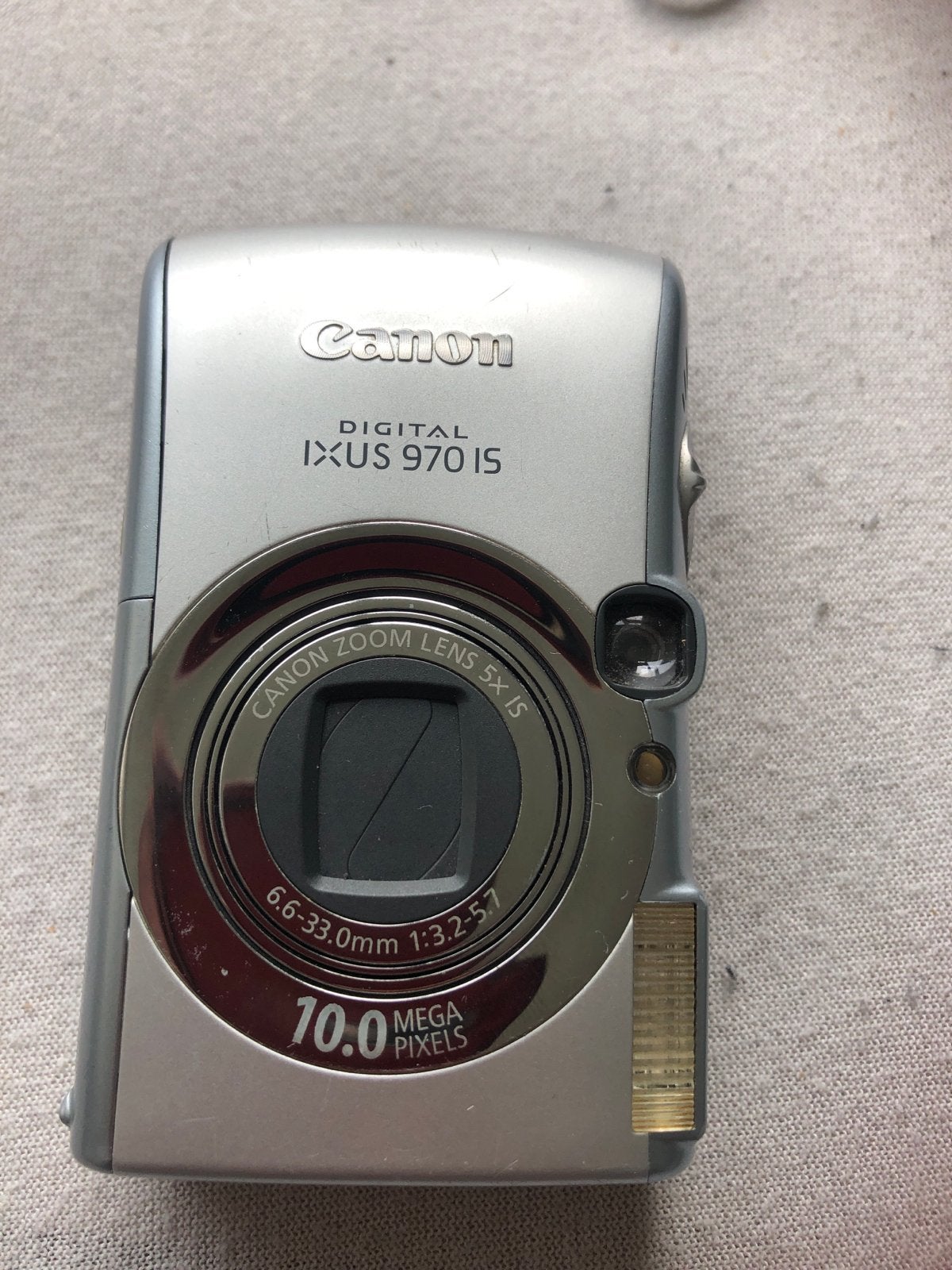 Canon Digital IXUS 970 IS Compactcamera - Zilver, Gebruikt, Canon, Beeldstabilisatie, Ophalen of Verzenden