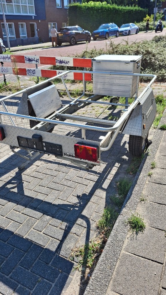 2008 Alko Holtkamper vouwwagen onderstel met reservewiel, Ophalen, Gebruikt