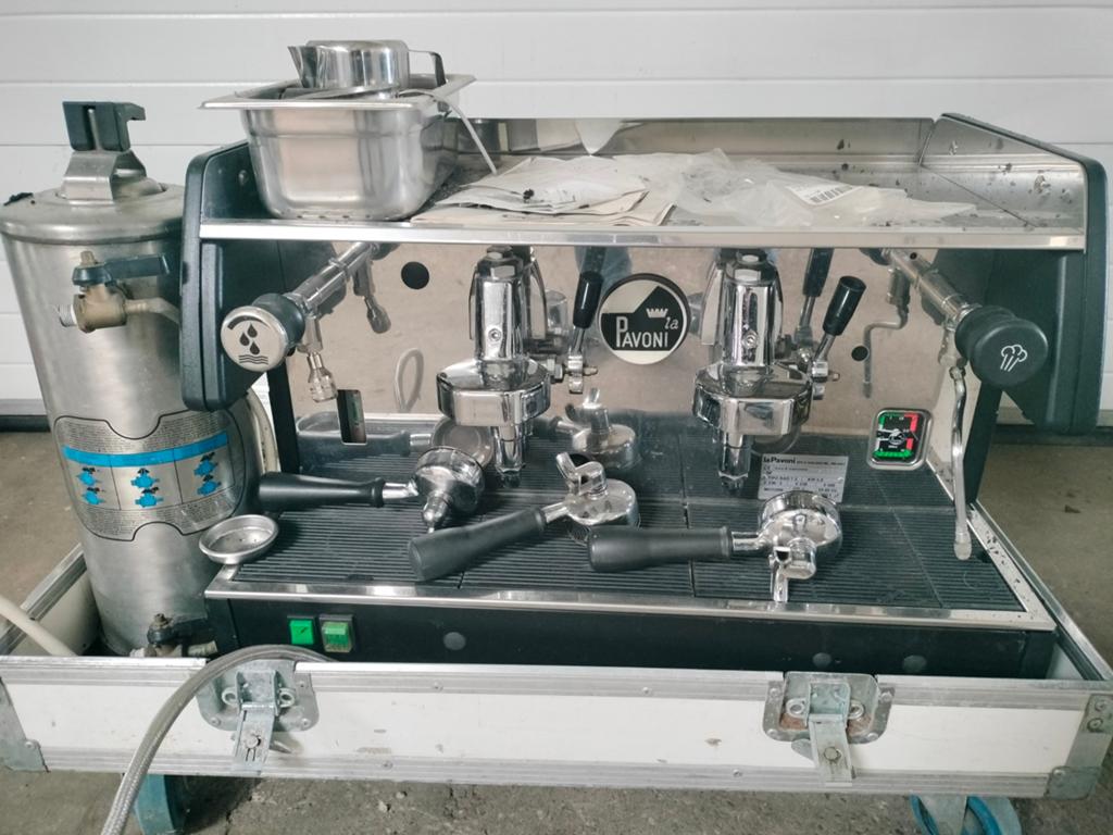 Espresso machine La Pavoni, Ophalen, Espresso apparaat