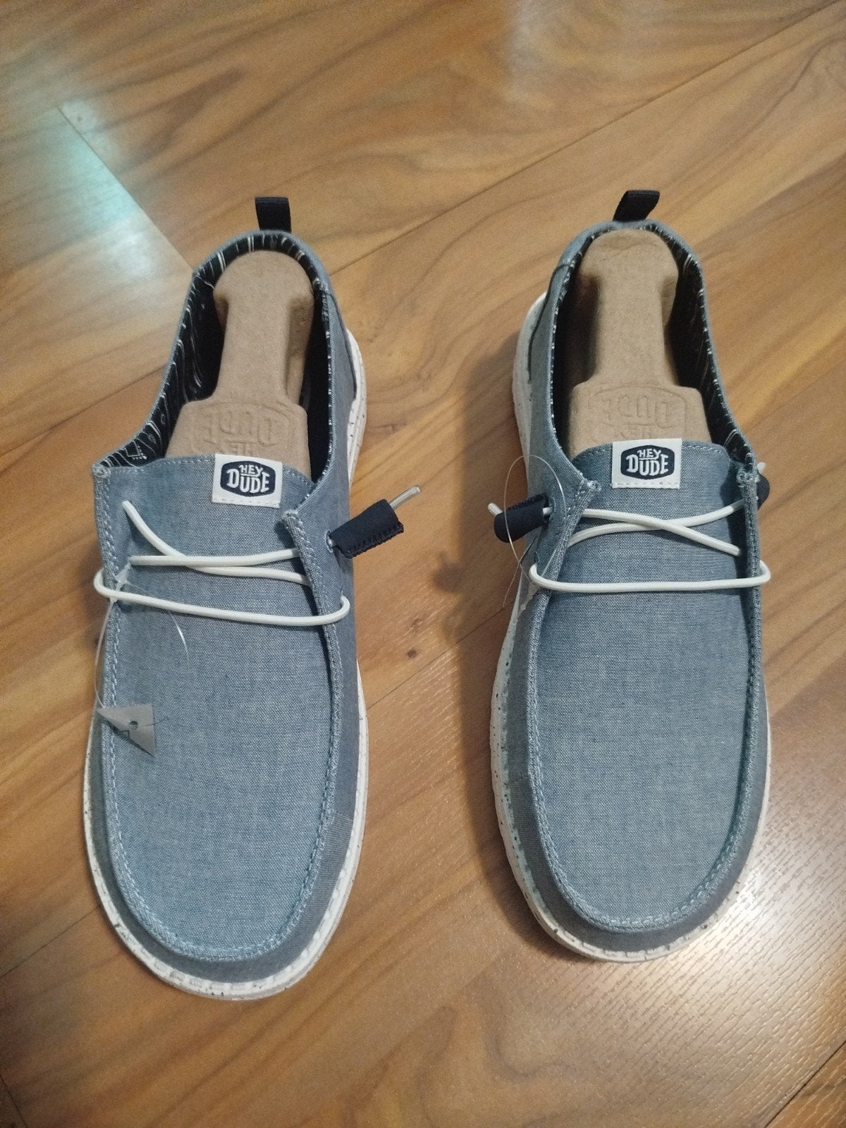 Nieuwe Hey Dude instappers maat 41 voor dames en heren, Blauw, Instappers, Nieuw, Ophalen of Verzenden