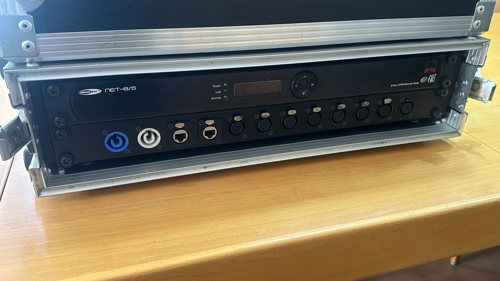 Showtec NET-8/5 Node in flightcase, Ophalen of Verzenden, Zo goed als nieuw, Licht