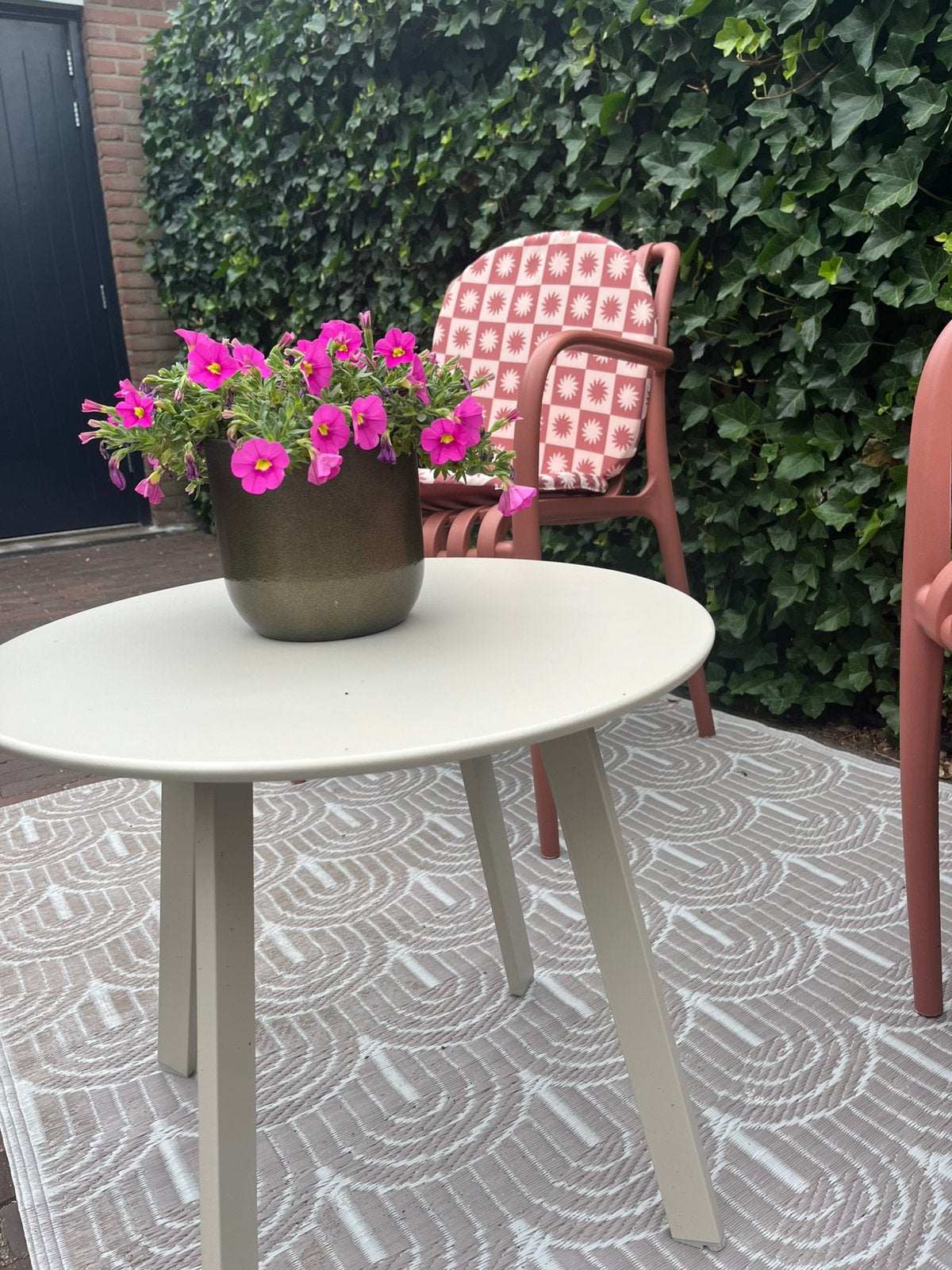 Leuk tuinsetje inclusief bijpassende kussentjes, Kunststof, Nieuw, Tuinset, Ophalen