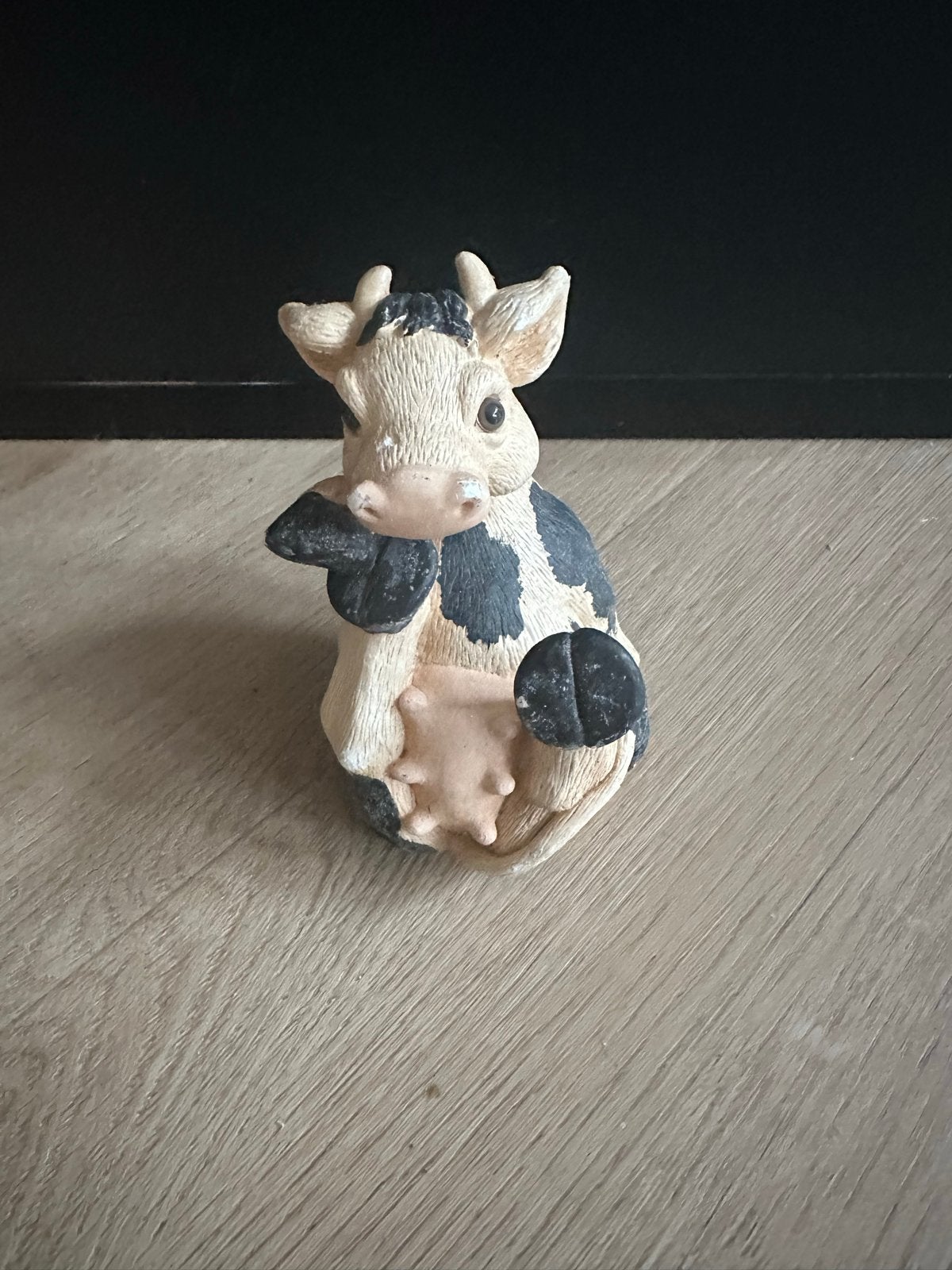 Leuke koeien beeldje - decoratie, Verzamelen, Beelden en Beeldjes, Ophalen of Verzenden, Gebruikt, Dier