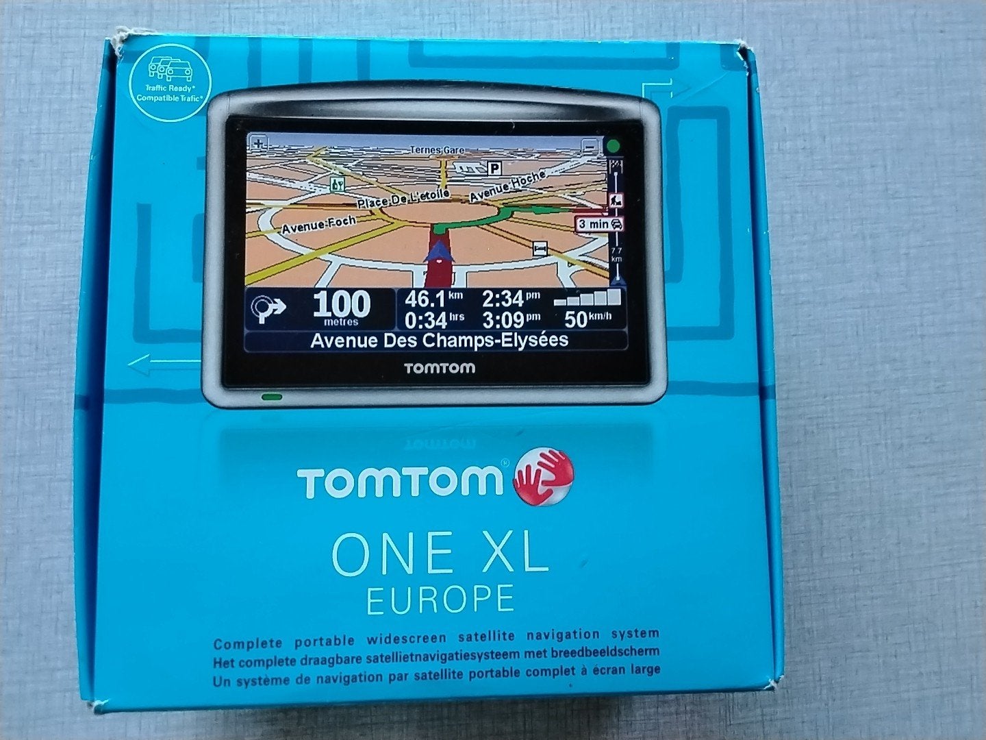 TomTom ONE XL Europe Navigatiesysteem, Ophalen of Verzenden, Gebruikt