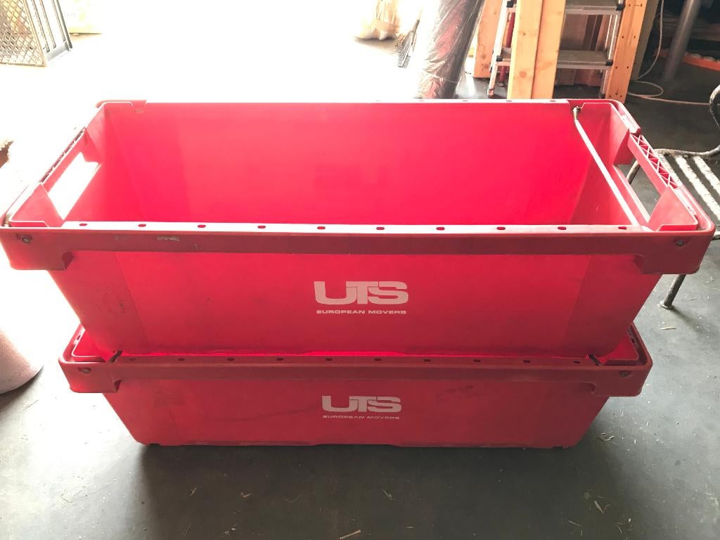 Meterbakken / archiefboxen / verhuiskratten, Doe-het-zelf en Verbouw, Kratten en Dozen, Gebruikt, Krat, 100 cm of meer, 35 tot 50 cm
