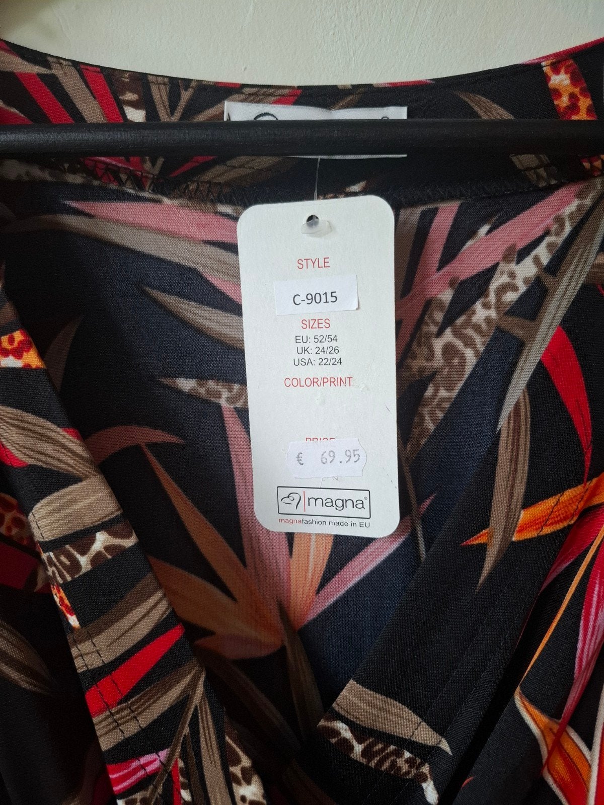 Magna viscosemix jurk maat 52/54, Meerkleurig, Maat 46/48 (XL) of groter, Nieuw, Ophalen of Verzenden